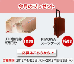 ̃v[g 1lJTBs5~ 1lRIMOWAX[cP[X 2012N426i؁j`2012N523ij ͂炩