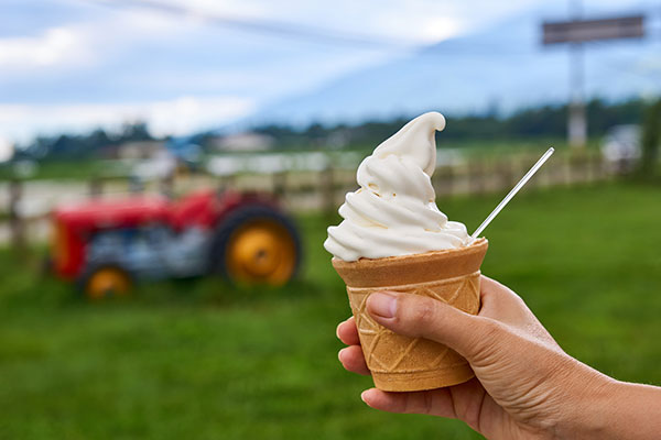 野辺山のソフトクリーム
