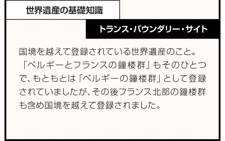 世界遺産の基礎知識　トランス・バウンダリー・サイト