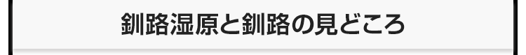 釧路湿原と釧路の見どころ